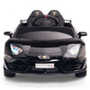 Licensed BLACK Lamborghini Ride On Car R/C Remote Leather Seat Real EVA Rubber Tires (Newest Versión )