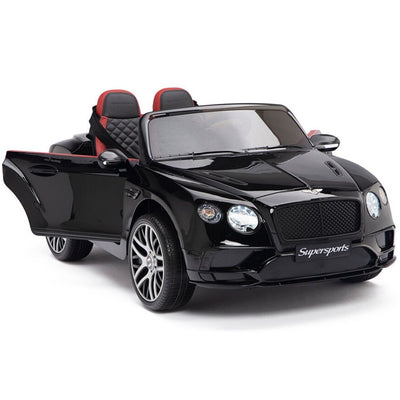 Licensed Bentley BLACK GT Super Sports RC/Remote Real EVA Rubber Tires (Newest Versión )