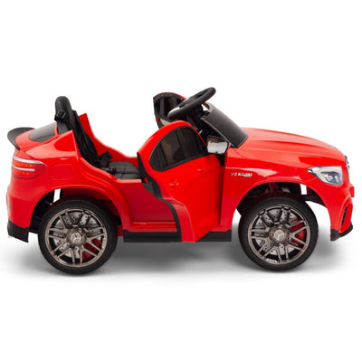 Licensed Red Mercedes Electric Ride On Car R/C Remote Leather Seat (Newest Versión )