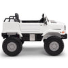 Licensed WHITE Mercedes 12V Ride On Truck R/C Remote ,Rubber Tires (Newest Version )