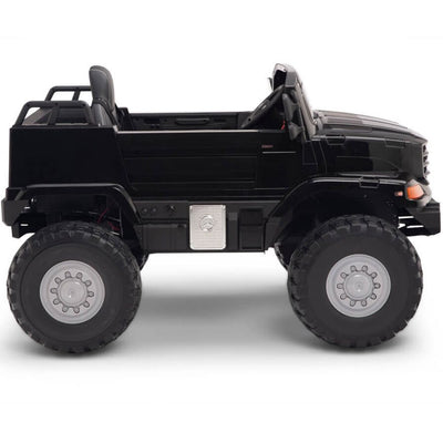 Licensed Black Mercedes 12V Ride On Truck R/C Remote ,Rubber Tires (Newest Version )