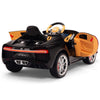 Licensed RED-BLACK Bugatti Ride On Car R/C Remote Leather Seat Real EVA Rubber Tires (Newest Versión )