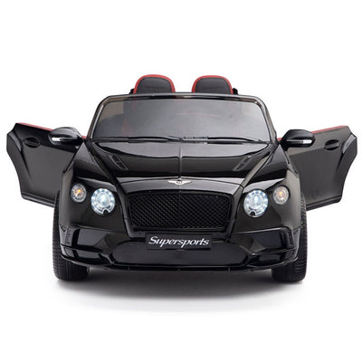 Licensed Bentley BLACK GT Super Sports RC/Remote Real EVA Rubber Tires (Newest Versión )