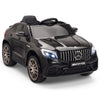 Licensed Black Mercedes Electric Ride On Car R/C Remote Leather Seat (Newest Versión )