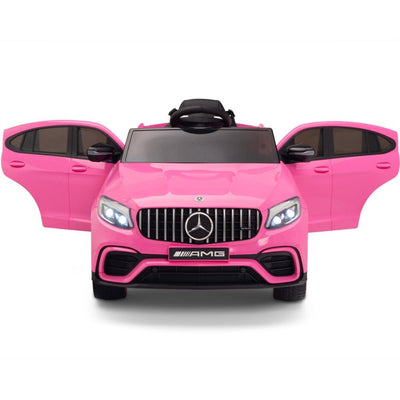 Licensed Pink Mercedes Electric Ride On Car R/C Remote Leather Seat (Newest Versión )