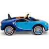 Licensed BLUE Bugatti Ride On Car R/C Remote Leather Seat Real EVA Rubber Tires (Newest Versión )