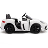 WHITE SUPER BIG 24V Ride On Car Powerful Motors,Real Rubber Tires (Newest Versión)