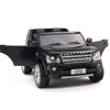 Licensed Discovery Ride On BLACK Truck R/C Remote,Real EVA Rubber Tires,Leather Seat
