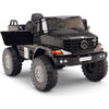 Licensed Black Mercedes 12V Ride On Truck R/C Remote ,Rubber Tires (Newest Version )