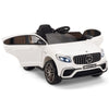 Licensed White Mercedes Electric Ride On Car R/C Remote Leather Seat (Newest Versión )