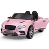 Licensed Bentley Pink GT Super Sports RC/Remote Real EVA Rubber Tires (Newest Versión )