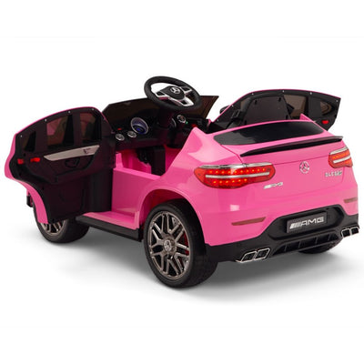 Licensed Pink Mercedes Electric Ride On Car R/C Remote Leather Seat (Newest Versión )