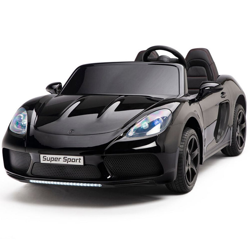 BLACK SUPER BIG 24V Ride On Car Powerful Motors,Real Rubber Tires (Newest Versión)