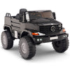 Licensed Black Mercedes 12V Ride On Truck R/C Remote ,Rubber Tires (Newest Version )