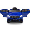 Licensed Blue Mercedes Electric Ride On Car R/C Remote Leather Seat (Newest Versión )