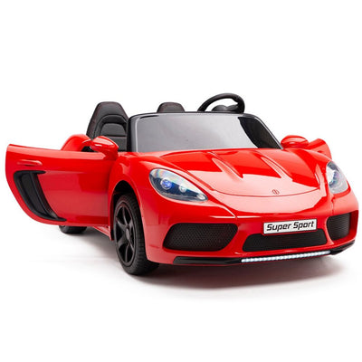 RED SUPER BIG 24V Ride On Car Powerful Motors,Real Rubber Tires (Newest Versión)