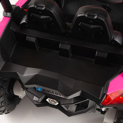 4X4 PINK UTV Ride On R/C Remote Leather Seat and Real EVA Rubber Tires ( NEWEST VERSION )