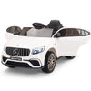 Licensed White Mercedes Electric Ride On Car R/C Remote Leather Seat (Newest Versión )