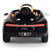 Licensed BLACK/WHITE Bugatti Ride On Car R/C Remote Leather Seat Real EVA Rubber Tires (Newest Versión )