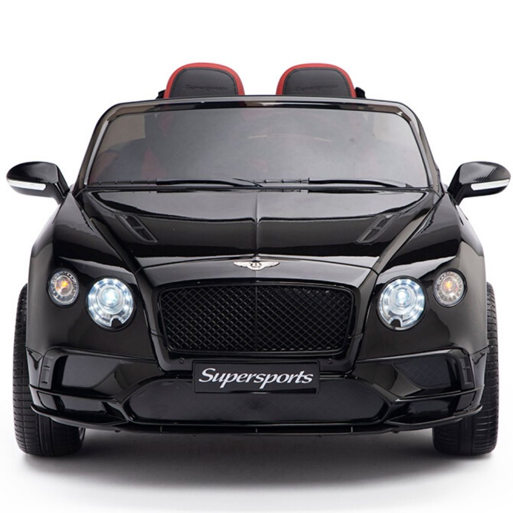 Licensed Bentley BLACK GT Super Sports RC/Remote Real EVA Rubber Tires (Newest Versión )