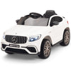 Licensed White Mercedes Electric Ride On Car R/C Remote Leather Seat (Newest Versión )