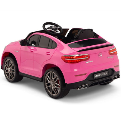 Licensed Pink Mercedes Electric Ride On Car R/C Remote Leather Seat (Newest Versión )