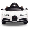 Licensed BLACK/WHITE Bugatti Ride On Car R/C Remote Leather Seat Real EVA Rubber Tires (Newest Versión )