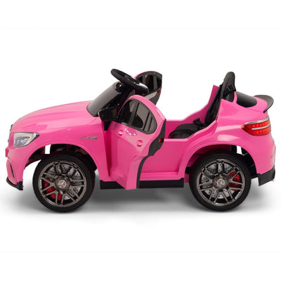 Licensed Pink Mercedes Electric Ride On Car R/C Remote Leather Seat (Newest Versión )