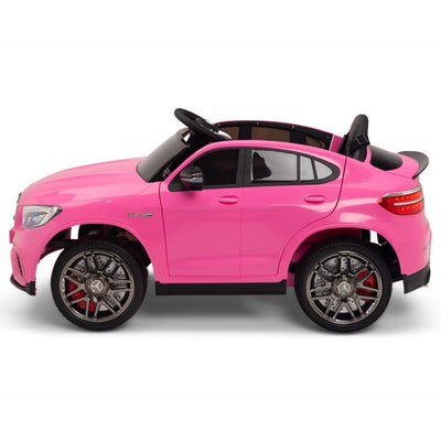 Licensed Pink Mercedes Electric Ride On Car R/C Remote Leather Seat (Newest Versión )