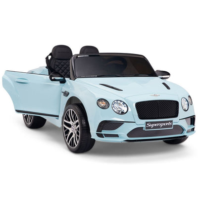 Licensed Bentley Blue Bentley GT Super Sports RC/Remote Real EVA Rubber Tires (Newest Versión )