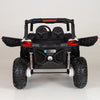 4X4 WHITE UTV Ride On R/C Remote Leather Seat and Real EVA Rubber Tires ( NEWEST VERSION )