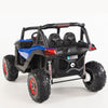 4X4 BLUE UTV Ride On R/C Remote Leather Seat and Real EVA Rubber Tires ( NEWEST VERSION )