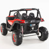 4X4 RED UTV Ride On R/C Remote Leather Seat and Real EVA Rubber Tires ( NEWEST VERSION )