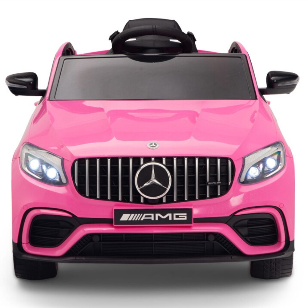 Pink mercedes electric clearance car