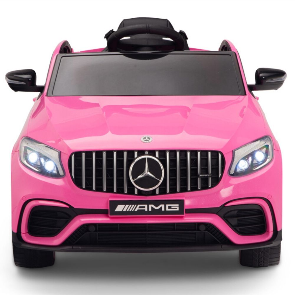 Licensed Pink Mercedes Electric Ride On Car R/C Remote Leather Seat (Newest Versión )
