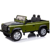 Licensed 4X4 GREEN Defender Ride On With Leather Seat R/C Remote and Rubber Tires ( NEWEST VERSION )