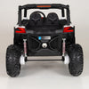 4X4 WHITE UTV Ride On R/C Remote Leather Seat and Real EVA Rubber Tires ( NEWEST VERSION )