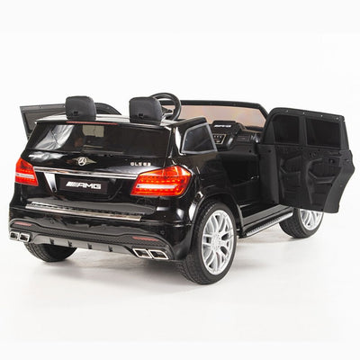 Licensed BLACK Mercedes 2 seater 4X4 With R/C Remote,Doors and Leather Seat ( NEWEST VERSION )