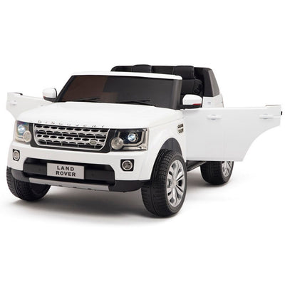 Licensed Discovery Ride On WHITE Truck R/C Remote,Real EVA Rubber Tires,Leather Seat