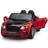 Licensed Bentley BLACK-RED GT Super Sports RC/Remote Real EVA Rubber Tires (Newest Versión )