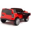 Licensed Discovery Ride On RED Truck R/C Remote,Real EVA Rubber Tires,Leather Seat