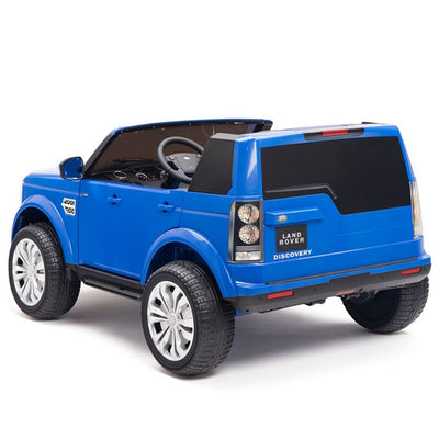 Licensed Discovery Ride On BLUE Truck R/C Remote,Real EVA Rubber Tires,Leather Seat