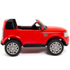 Licensed Discovery Ride On RED Truck R/C Remote,Real EVA Rubber Tires,Leather Seat