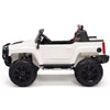 12V WHITE Big Motors 2 Seater Ride on Car with Leather Seat and R/C Remote ( NEWEST VERSION )