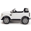 Licensed Discovery Ride On WHITE Truck R/C Remote,Real EVA Rubber Tires,Leather Seat