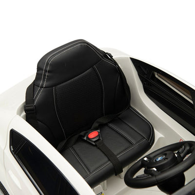 Licensed WHITE BMW Ride On car with R/C Remote and Leather Seat (NEWEST VERSION )