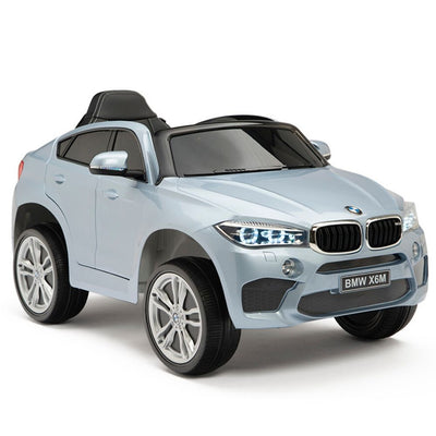 Licensed BLUE-SILVER BMW Ride On car with R/C Remote and Leather Seat (NEWEST VERSION )