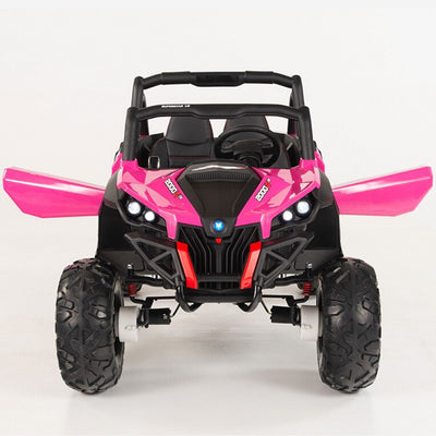 4X4 PINK UTV Ride On R/C Remote Leather Seat and Real EVA Rubber Tires ( NEWEST VERSION )