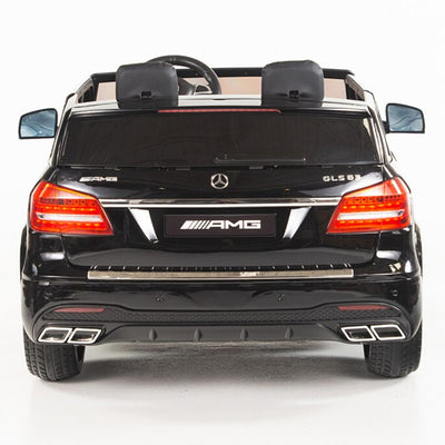 Licensed BLACK Mercedes 2 seater 4X4 With R/C Remote,Doors and Leather Seat ( NEWEST VERSION )