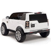 Licensed Discovery Ride On WHITE Truck R/C Remote,Real EVA Rubber Tires,Leather Seat